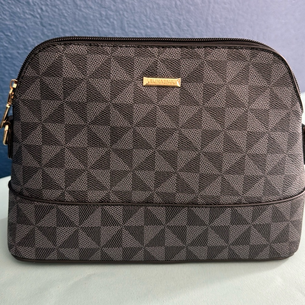 Elim & Paul Geometric Print Handbag